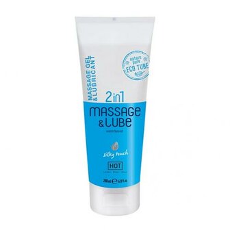 Hot Massagegel &amp; Glijmiddel 2in1 - Silky Touch