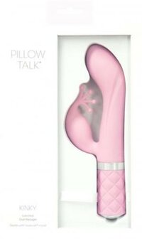 Pillow Talk - Kinky Rabbit &amp; G-Spot Vibrator - Roze