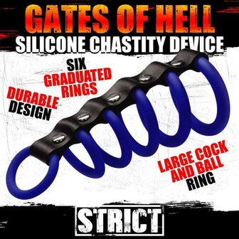 Gates of Hell Chastity Device- Zwart