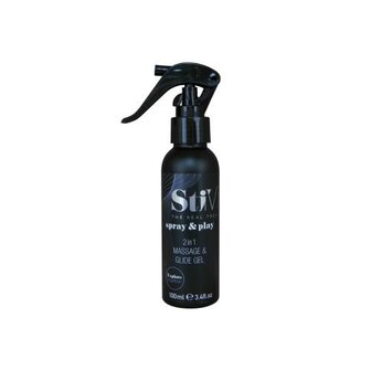 StiVi - Spray&amp;Play 2in1 Massage &amp; Glijmiddel - 100 ml