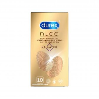 Durex Nude No Latex - 10 Stuks