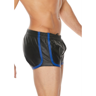 Leather Versatile Shorts - S/M - Blue