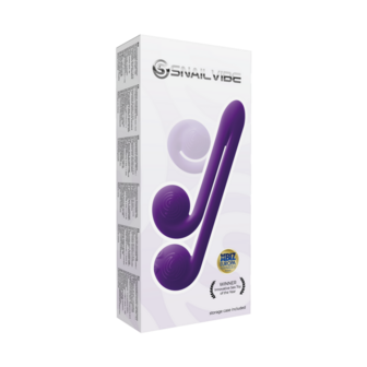 Slak Vibe - Flexibele Vibrator - Paars