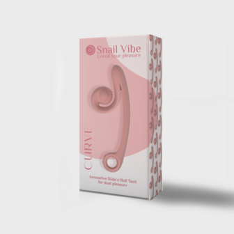 Slak Vibe - Curve Vibrator - Perzikroze