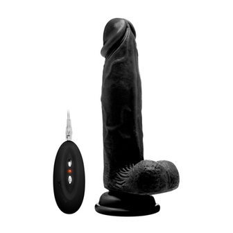 Vibrerende Realistische Cock met Scrotum - 8 / 20 cm