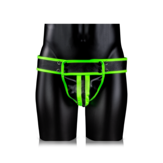 Gestreepte Jockstrap - Glow in the Dark - S/M