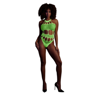 Body met Griekse Halslijn - One Size - Neon Groen