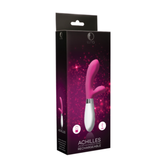 Achilles - Oplaadbare Rabbit Vibrator - Roze