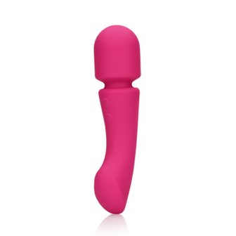 Ultra Soft Silicone Dubbelzijdige Wand Vibrator - Prestone Roze