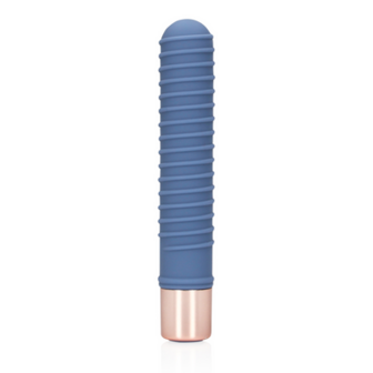 Geribbelde Mini Vibrator - Blue Horizon