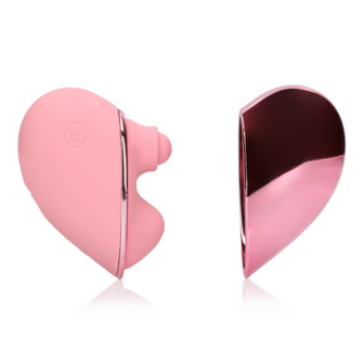 Tapping Heart Vibrator - Roze Arabesque