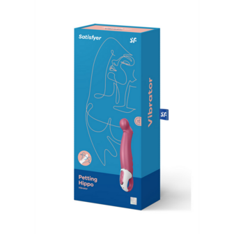 Petting Hippo - Classic Vibrator - Fuchsia