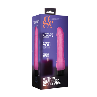 Dunne Realistische Dildo Vibrator - 8 / 20 cm