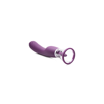 Lickgasm - 8x Licking en Sucking Vibrator - Paars