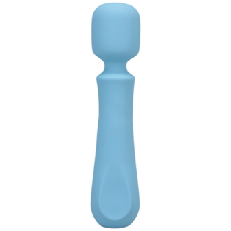 Euphoria - Rechargeable Silicone Wand Vibe - Blue