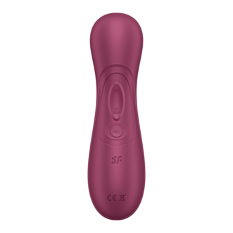 Pro 2 Generation 3 - Double Air Pulse Vibrator - Liquid Air - Wine Red