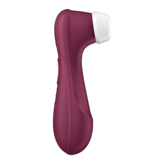 Pro 2 Generation 3 - Double Air Pulse Vibrator - Liquid Air - Wine Red