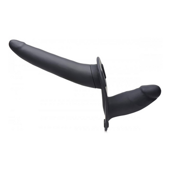 Pegger Beginner - Vibrerende Dubbele Dildo + Harness