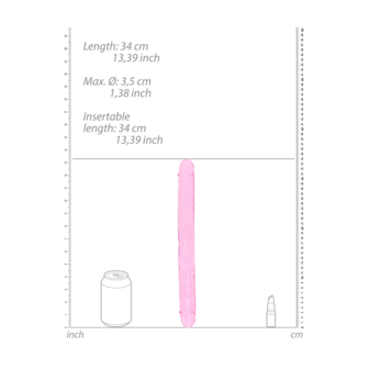 Realistische Double Dong - 13&#039;&#039; / 34 cm