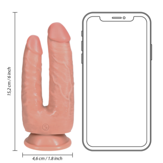 Double Trouble Dildo 5/6 - 12,7/15,2 cm - Flesh