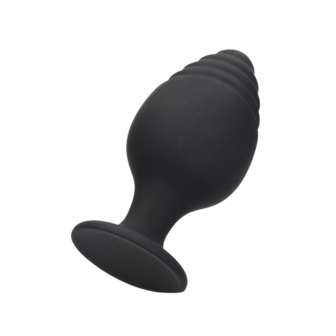 Rippled Butt Plug Set - Black