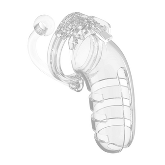 Model 12 Chastity Cock Cage met Plug - 5,5 / 14 cm