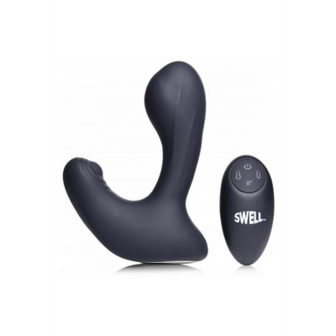 Inflatable and Tapping Prostate Vibe with Remote Control