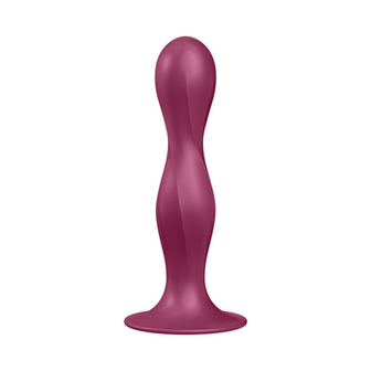 Dubbele Ball-R - Gewogen Dildo - Rood