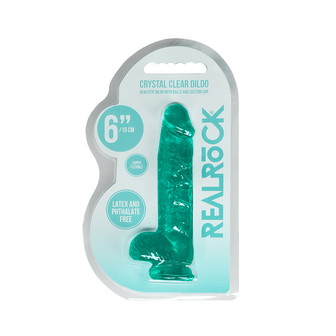 Realistische Dildo met Ballen - 6 / 15 cm