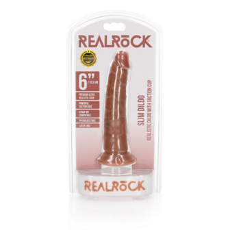 Slim Realistische Dildo met Zuignap - 6 / 15,5 cm