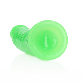 Slanke Realistische Dildo met Zuignap - Glow in the Dark - 6&#039;&#039; / 15,5 cm