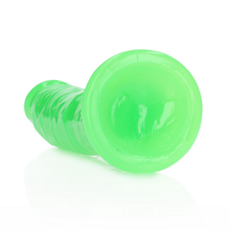 Slank Realistisch Dildo met Zuignap - Glow in the Dark - 8&#039;&#039; / 20 cm