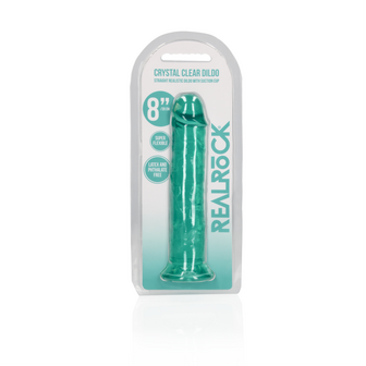 Rechtdoorrijgende Realistische Dildo met Zuignap - 8&#039;&#039; / 20