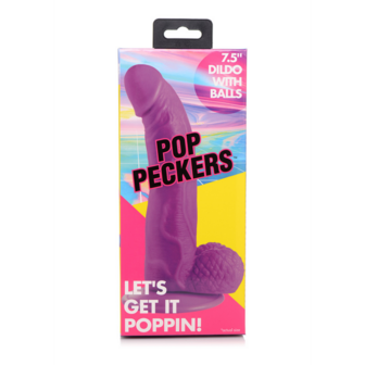 POP - Dildo met Ballen - 7.5 / 19 cm