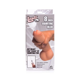 Realistische Dual Density Squirting Dildo - 8 / 20,5 cm