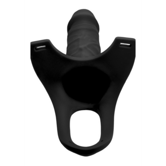 SM - Hollow Silicone Dildo Strap-On