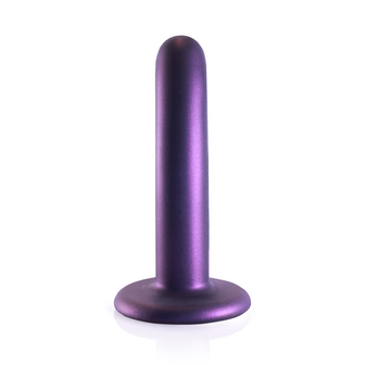 Smooth Silicone G-Spot Dildo - 5&#039;&#039; / 12 cm - Metallic Purple