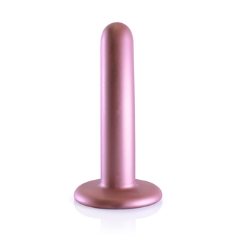 Smooth Silicone G-Spot Dildo - 5&#039;&#039; / 12 cm - Rose Gold