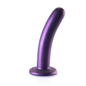 Smooth Silicone G-Spot Dildo - 6&#039;&#039; / 14,5 cm - Metallic Purple