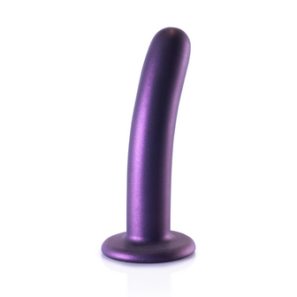 Smooth Silicone G-Spot Dildo - 6&#039;&#039; / 14,5 cm - Metallic Purple