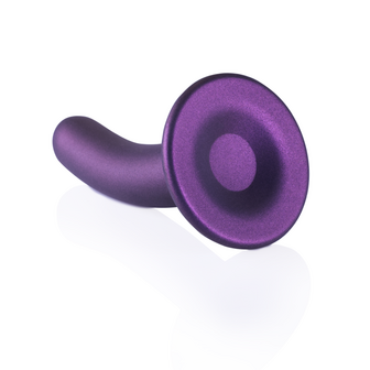 Smooth Silicone G-Spot Dildo - 6&#039;&#039; / 14,5 cm - Metallic Purple