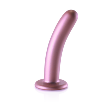 Smooth Silicone G-Spot Dildo - 6&#039;&#039; / 14,5 cm - Rose Gold