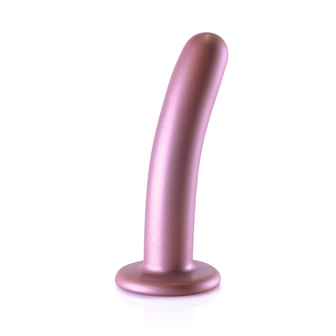 Smooth Silicone G-Spot Dildo - 6&#039;&#039; / 14,5 cm - Rose Gold