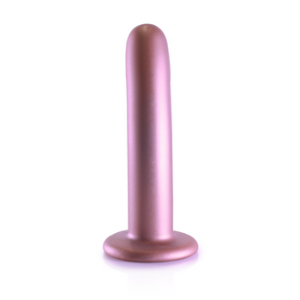 Smooth Silicone G-Spot Dildo - 6&#039;&#039; / 14,5 cm - Rose Gold