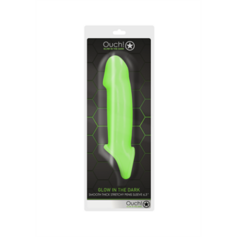 Zachte Dikke Rekbare Penis Huls - Glow in the Dark