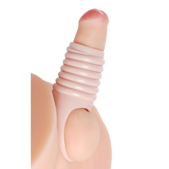 Really Spacious Ribbed Penis Enlargement Sleeve