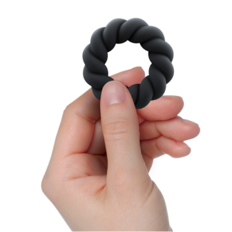 Twist - Non-Vibrating Cockring - Zwart