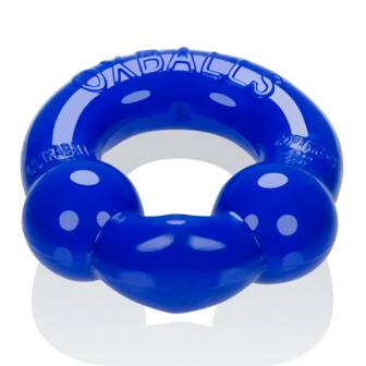 Ultraballs - 2-pack Nodule Pressure Cockrings - Black / Police Blue