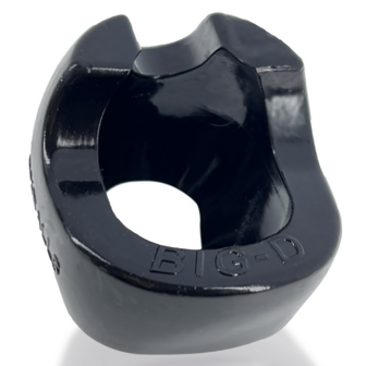 Big-D - Bigger Bulge Cockring with Shaft Grippers - Black