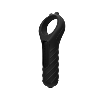 Vibe - Edge - Vibrating Cockring and Bullet - Black